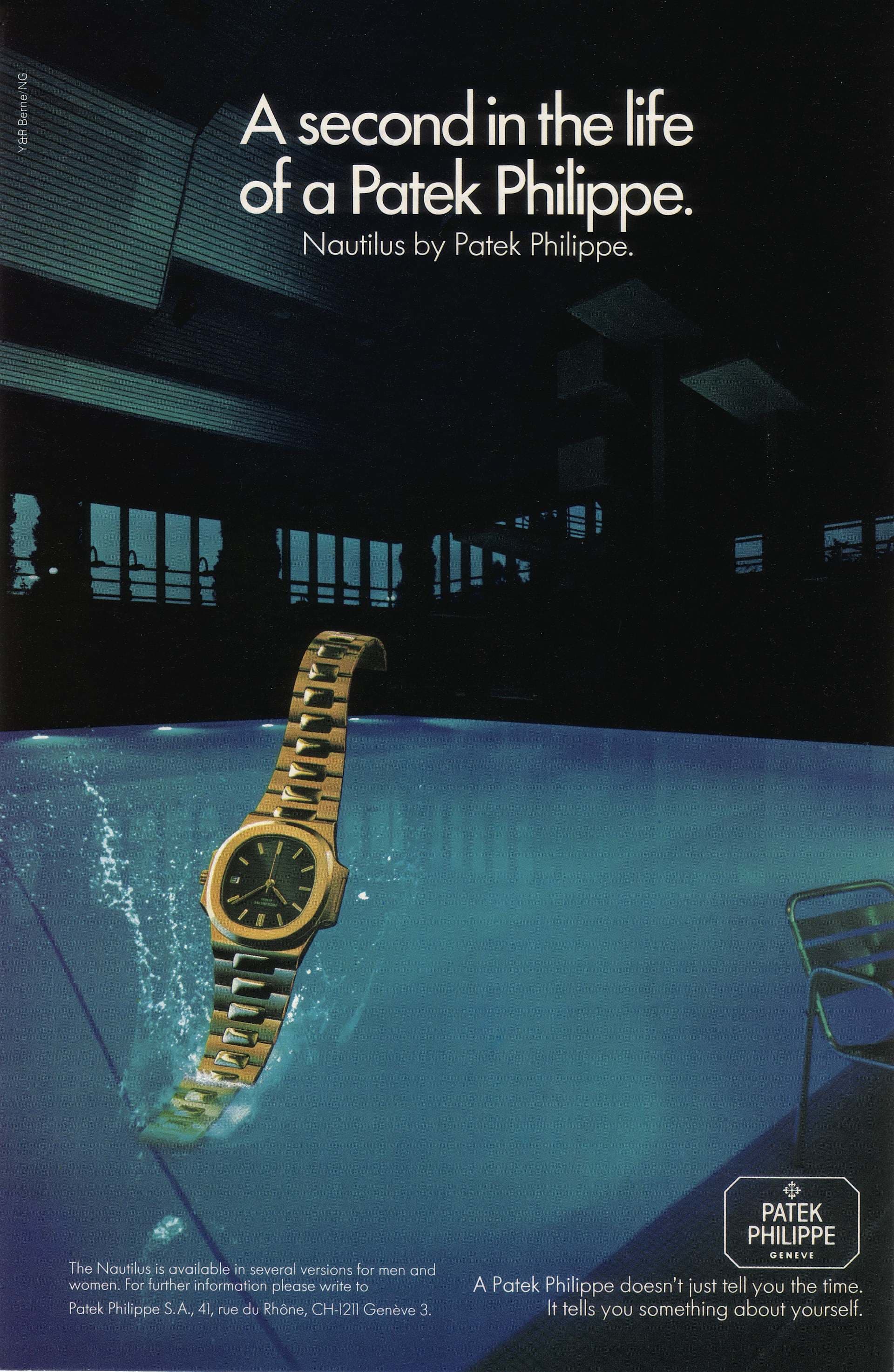 1981 Patek Philippe Nautilus vintage advertisement