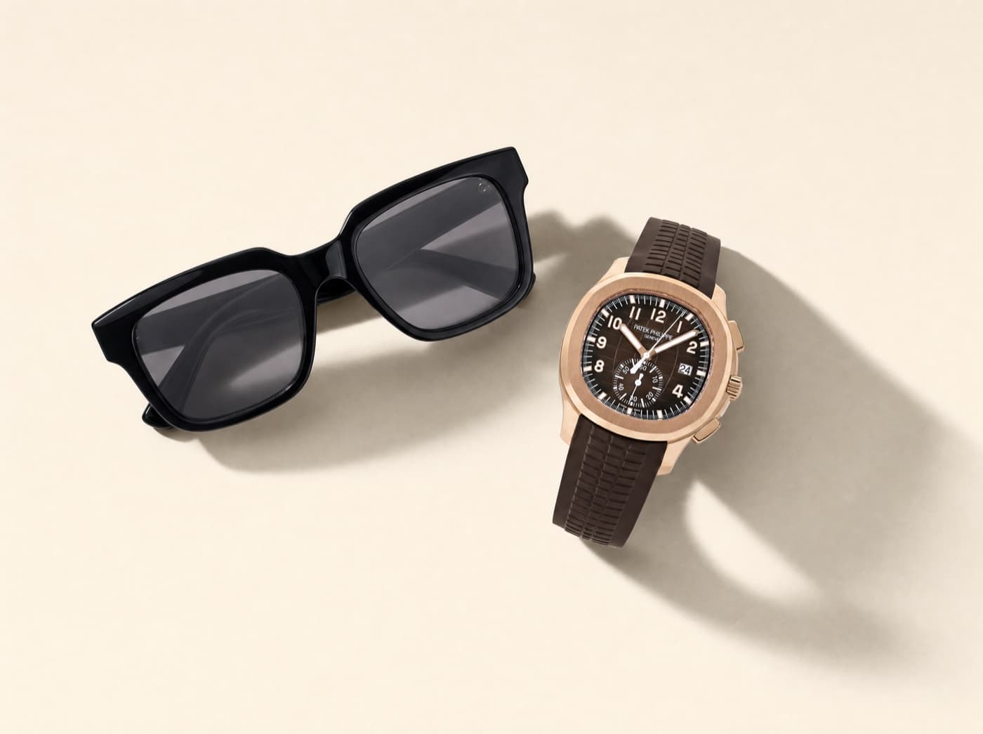 The Cain pairing — frame and timepiece together