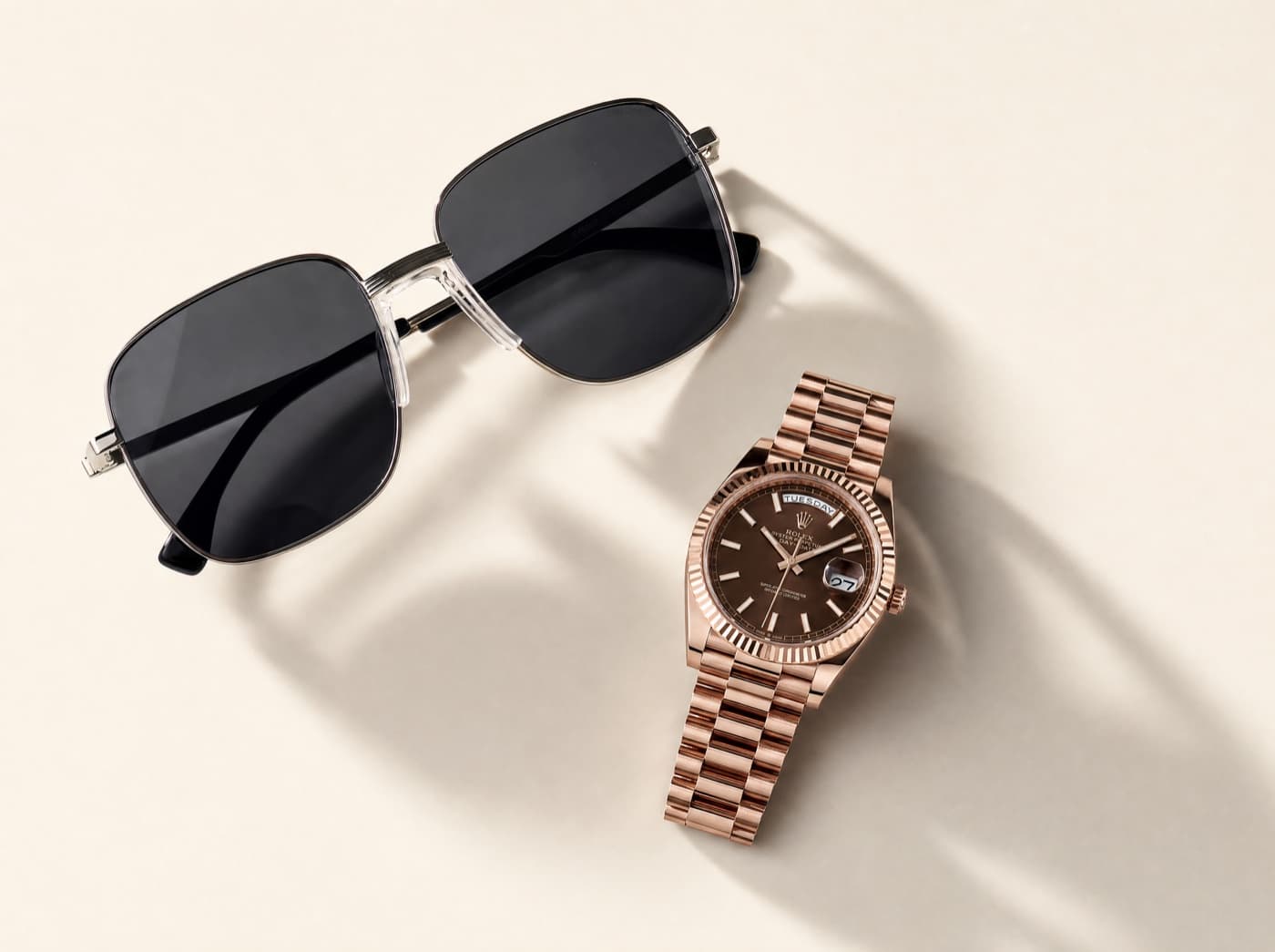 The Handel pairing — frame and timepiece together